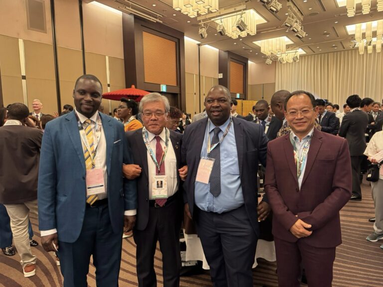 mayor of suryodaya municipality representing nepal in international mayors forum 2025 held in japan posing with other representatives and dignitaries